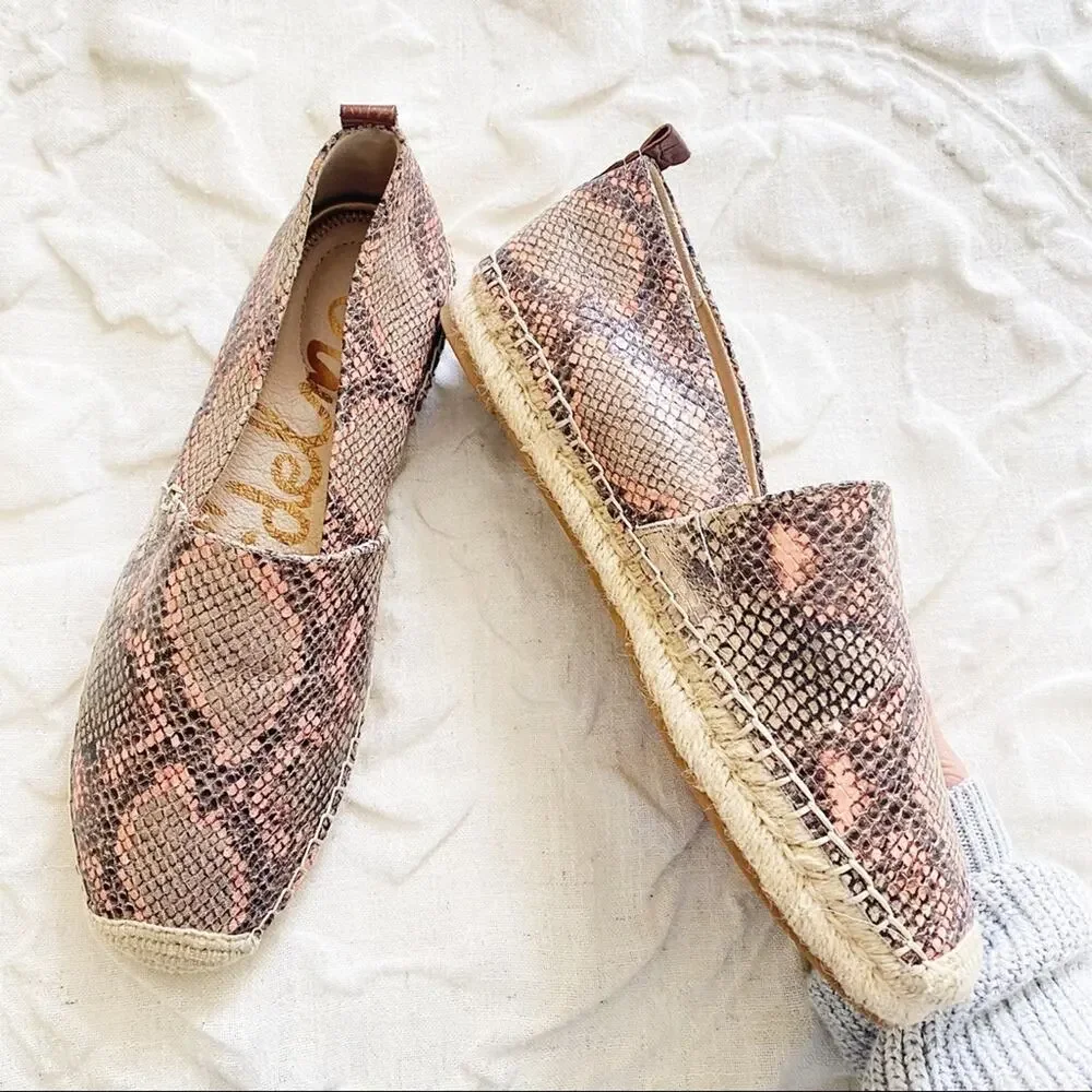 Sam Edelman Khloe Espadrille Flats New $100